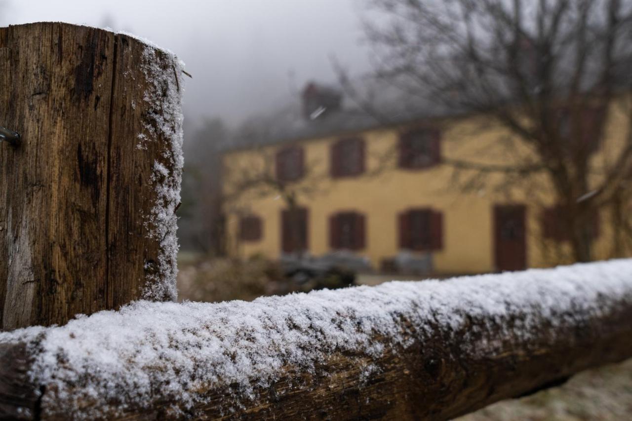 ホテル Gite Auberge Les Cascades ラ・モンジー エクステリア 写真